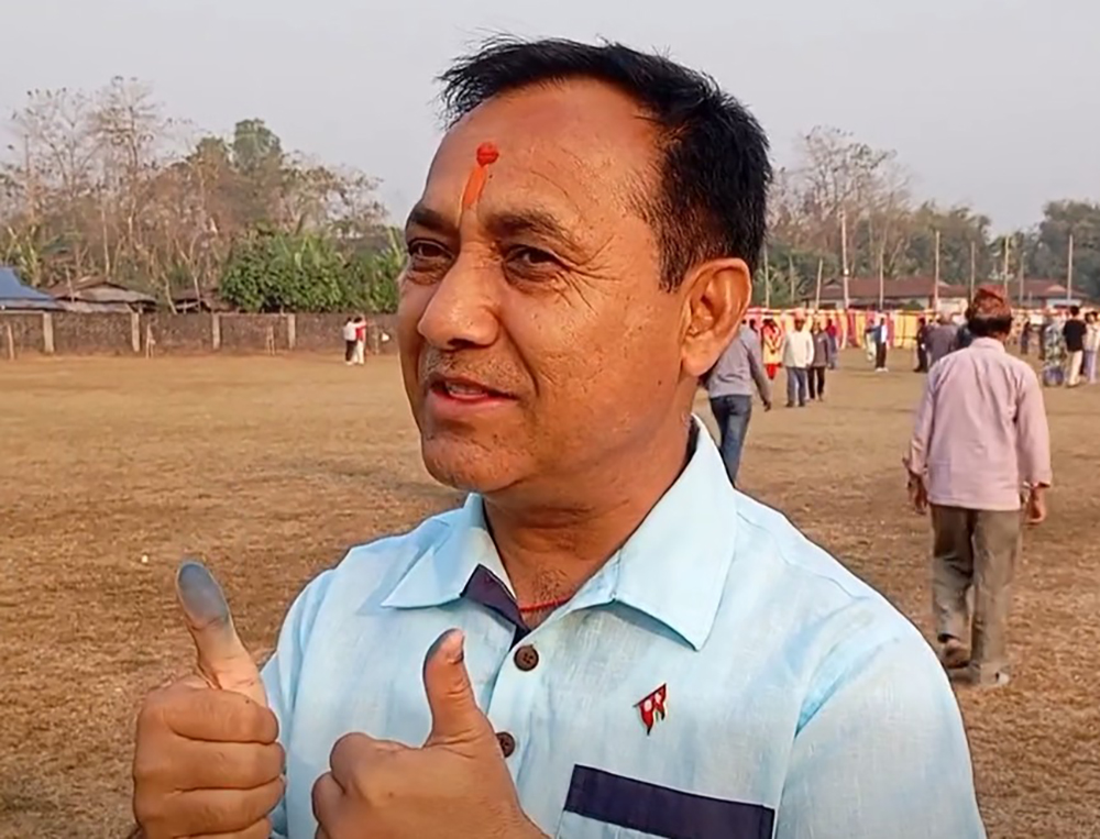 भयरहित वातावरणमा मतदान गरौँ, कांग्रेस सबैभन्दा ठूलो दल बन्दैछ : विश्वप्रकाश शर्मा